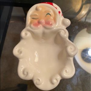 Vintage Santa 🎅 Holiday Dish